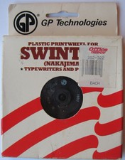 GP Technologies Plastic Printwheel for SWINTEC NAKAJIMA and Other Typewriters