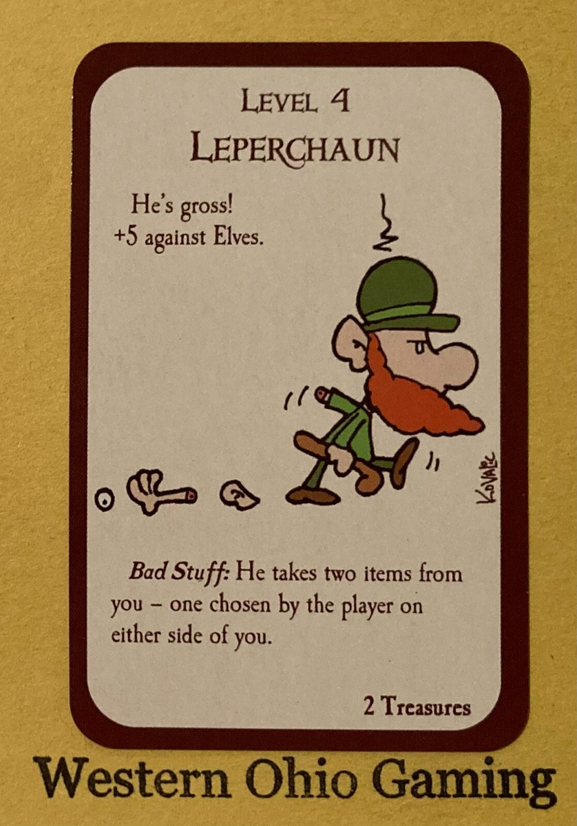 Munchkin Level 4 Leperchaun Card USED Steve Jackson Games | eBay