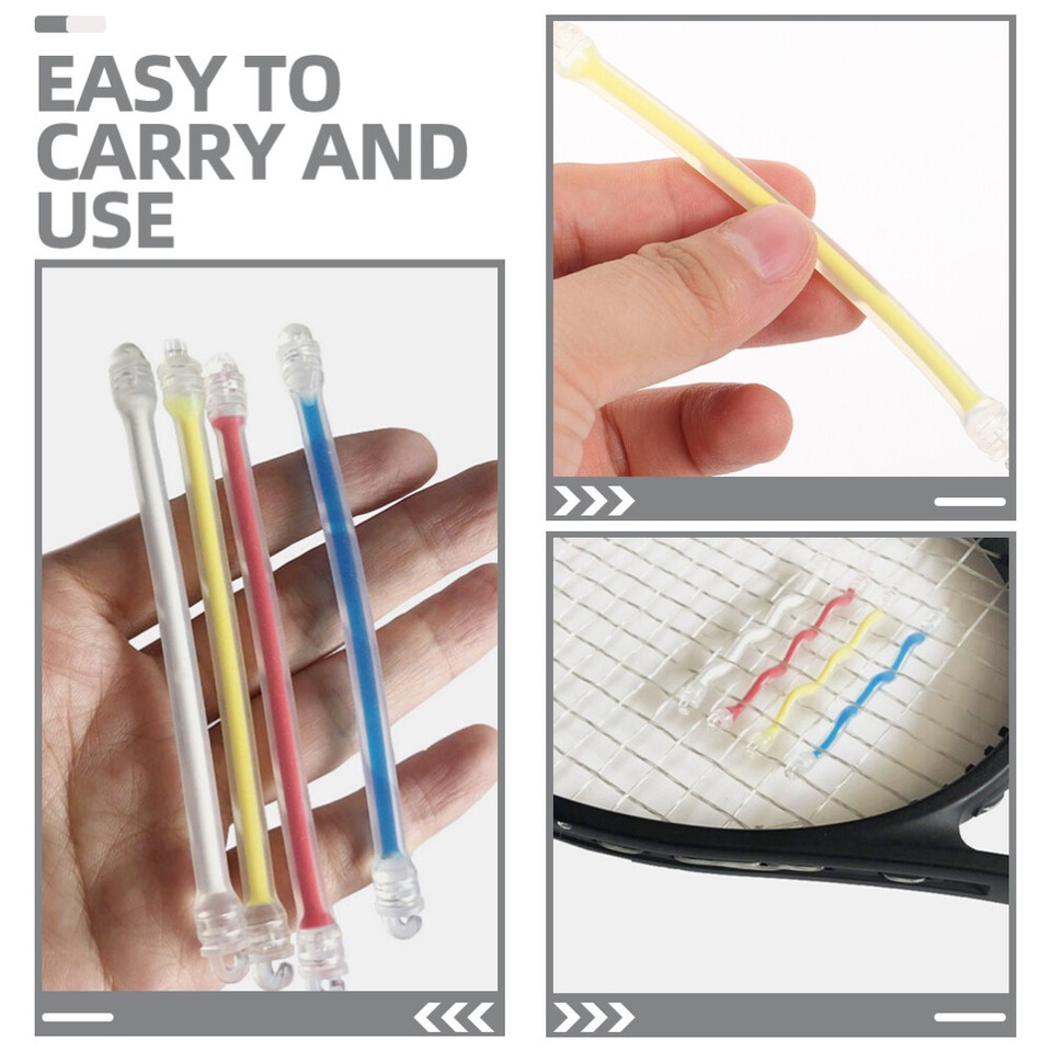 8 Pcs Soft Tennis Accessory Racket Shock Absorber Cushioning Dampeners