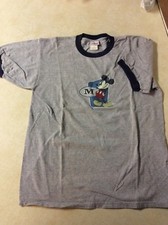 Mickey Mouse Vintage 1990s Disney Store Ringer Tee Large
