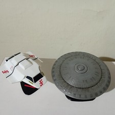 V Visitor skyfighter e nave madre modello 6 pollici con cancelli aperti e basi aeree