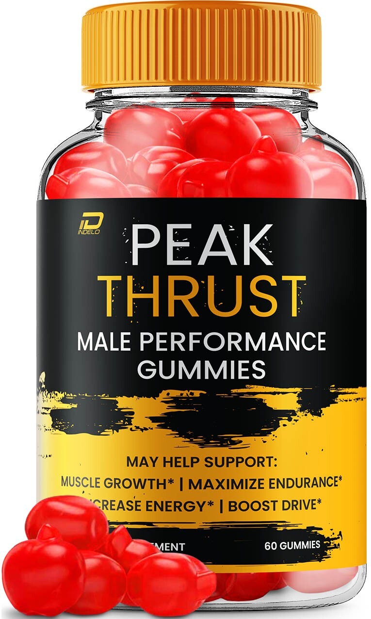 (1 Pack) Peak Thrust Gummies for Men - Peak Thrust Advanced Formula All Natural