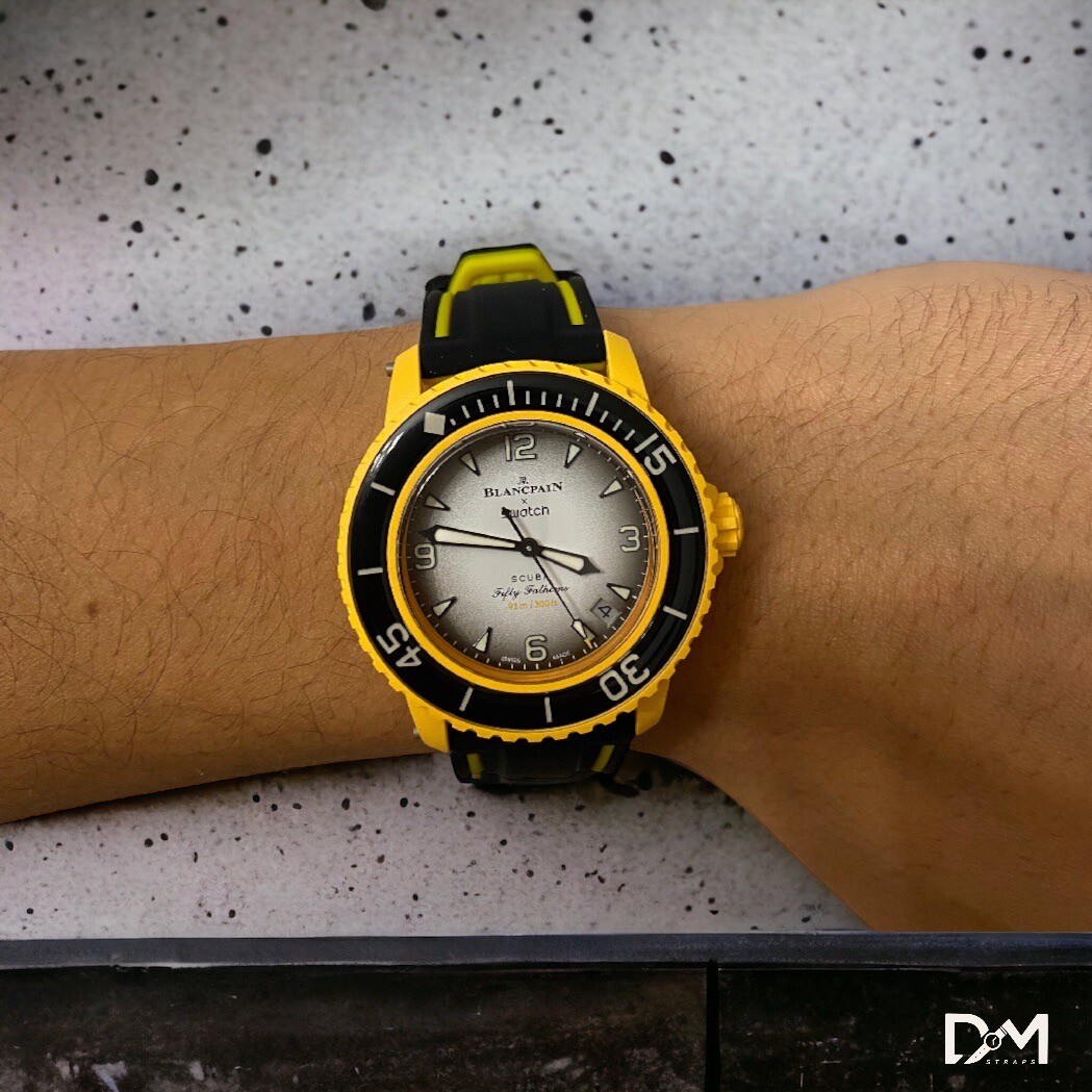 Blancpain X Swatch - Fifty Fathoms - PACIFIC OCEAN - Black/Yellow 