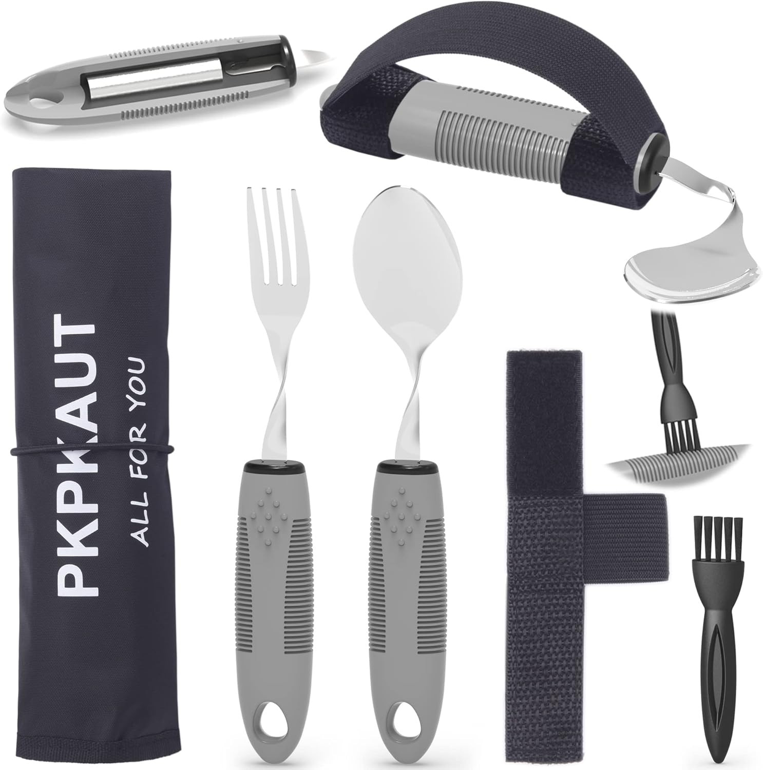 Weighted Parkinsons Utensils for Hand Tremors Weighted Silverware for Parkinson