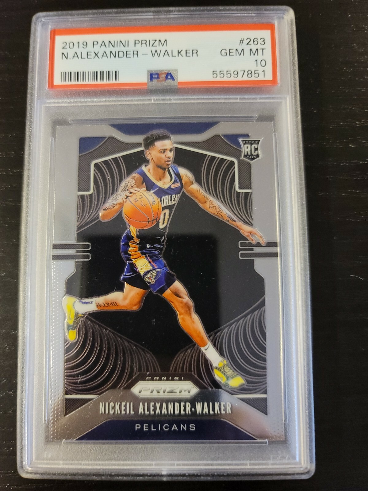 2019-20 Panini Prizm Nickeil Alexander-Walker #263 RC Pelicans Rookie PSA 10