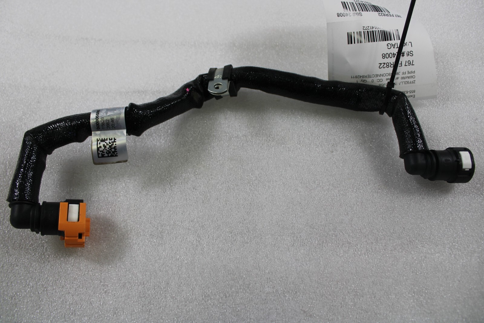 Ferrari F8 Tributo, Disconnecter to Cannister Hose, Used, P/N 842811