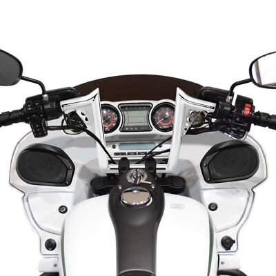 Chrome 12 Meathook Ape Hanger Handlebar for Kawasaki Vaquero Voyager Vulcan 1700