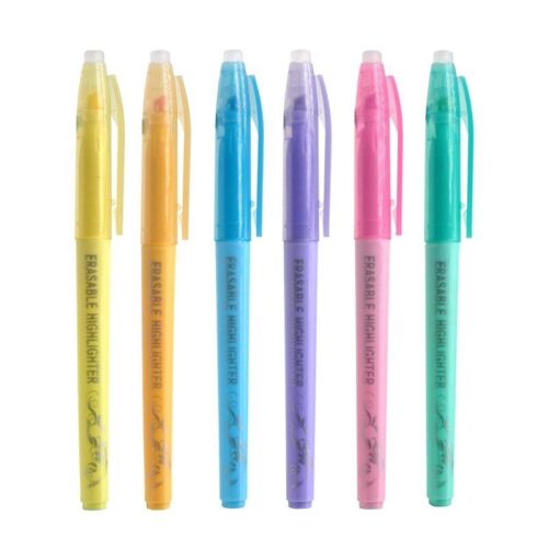 Marqueur stylo surligneur effaçable lumière fluorescente dessin élève fournitures scolaires - Photo 1 sur 13