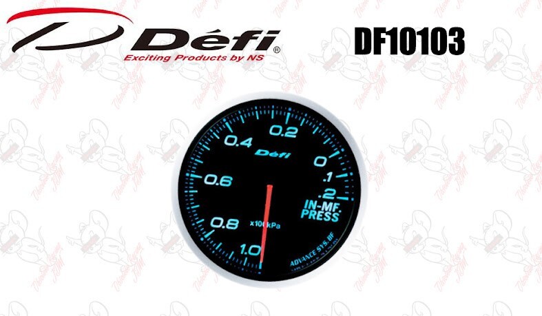 Defi Link Meter Advance BF In-Manifold Press Gauge BL Φ60 -100kPa  