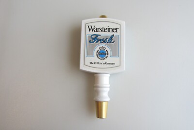 Warsteiner Fresh German Beer Wooden Beer Tap Handle EX Unused
