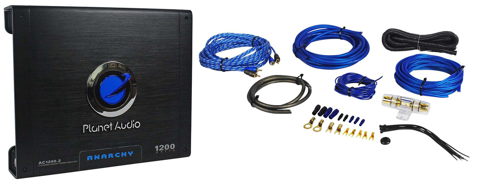 Planet Audio Anarchy AC12002 2-канальный автомобильный усилитель мощностью 1200 Вт Комплект усилителей Пульт дистанционного управления 15190₽