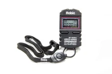 QuickCar Robic 505 Stopwatch Black 5 Lap Time Memory Dirt Track
