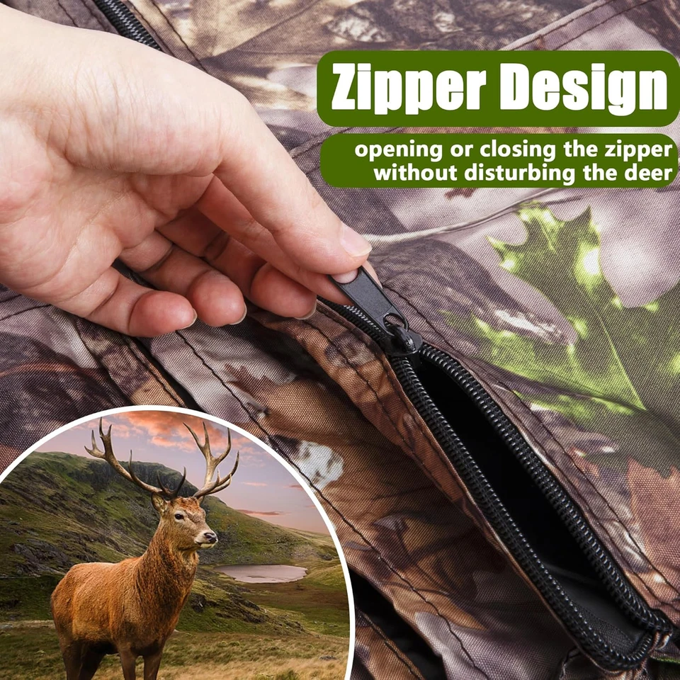 Hunting Tree Stand Blinds- Treestand Camo Blind Cover- Hunting - Image 4 of 4