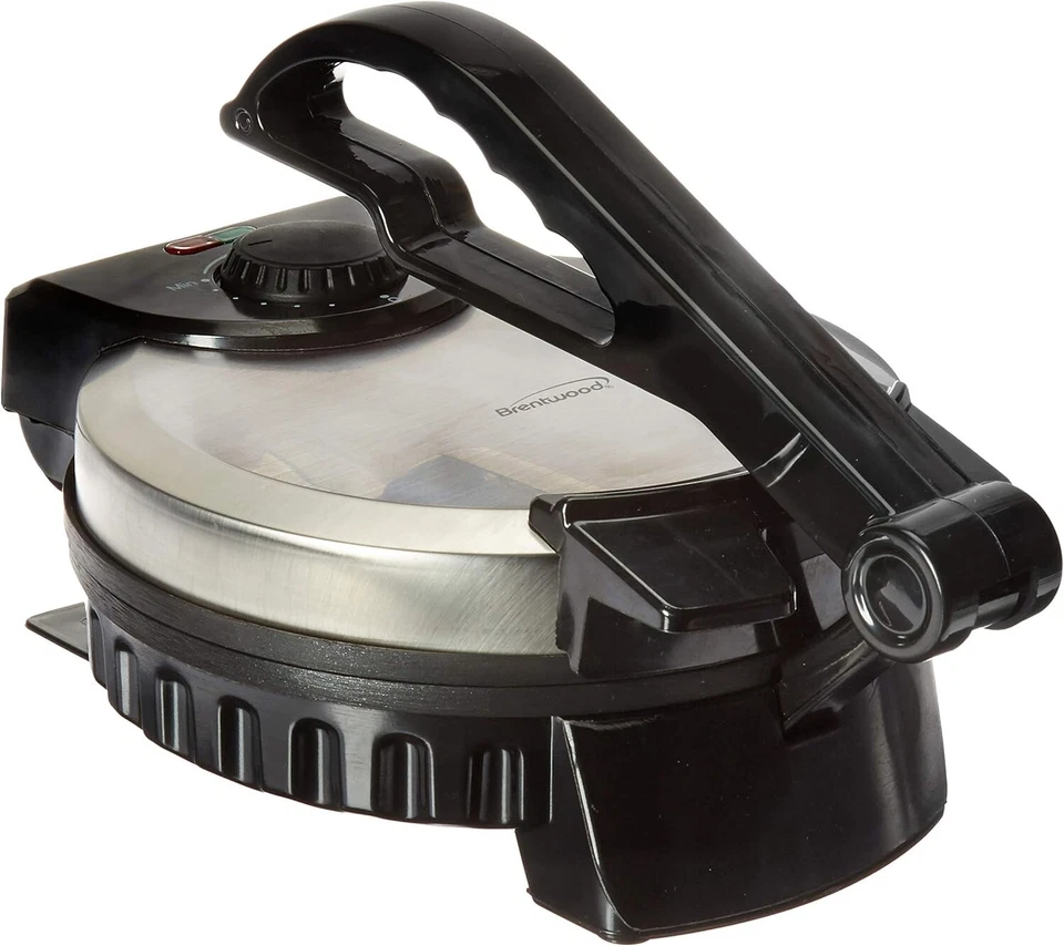 Brentwood TS-127 Stainless Steel Non-Stick Electric Tortilla Maker, 8-Inch - Image 4 of 4