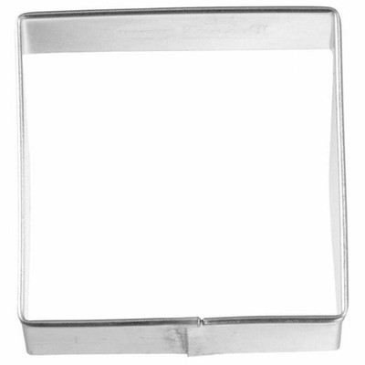 Birkmann Ausstechform Quadrat Ausstecher Plätzchenform Plätzchen Weißblech 5 cm