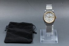 Seiko Alba V743-8A10 Gold KANJI Mens Watch New Batt Vintage 1988 Exc 4 JAPAN