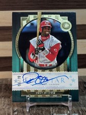 2022 Topps Five Star DEION SANDERS #FSA-DS Green Auto #'d /75 SP Cincinnati Reds