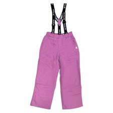 Hurley Girl's Water Resistant Lined Snow Pant with Removable Suspenders