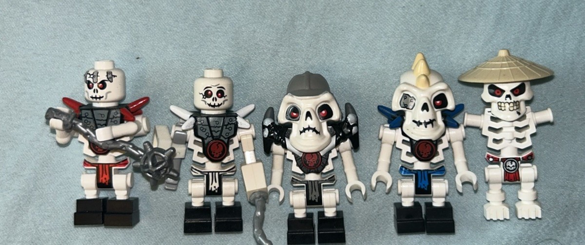 LEGO Kruncha & Nuckal + Minifigures - NINJAGO Skulkin RARE LOT