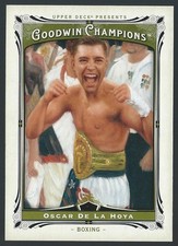 2013 Upper Deck Goodwin Champions #130 Oscar De La Hoya Boxing Card - Golden Boy