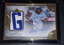 2022 Topps Transcendent Framed Oversized Game Used Letter Patch Auto Relic # 1/1
