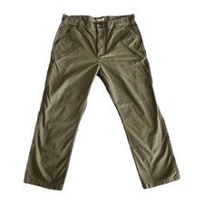 Carhartt Relaxed Fit 100 Cotton Utility Work Pants 40x32 Green