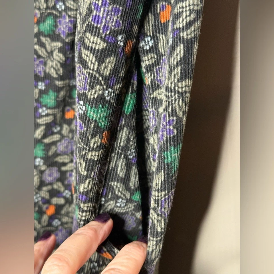 Mono Vintage My Michelle Floral Pana Años 90 Sin Mangas Talla 5/6 EE. UU. Foto 4 de 4