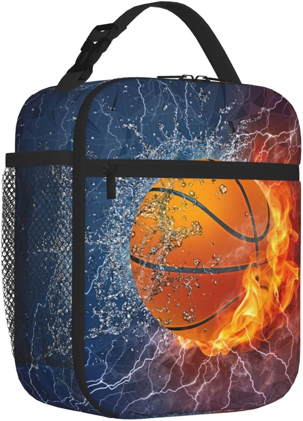 Basketball Lunch Box Kids Teens Leakproof Insulated Work School (201)