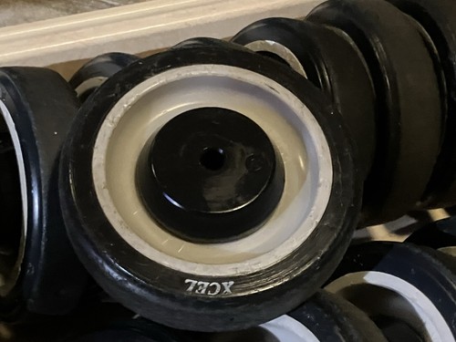 (20) 5 Zoll Xcel kommerzielle Einkaufswagenräder - Bild 3 von 3