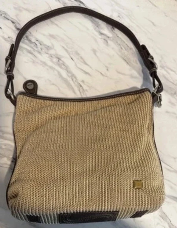 Borsa a tracolla The Sak marrone marrone chiaro borsa all'uncinetto borsa media boho chiusura zip