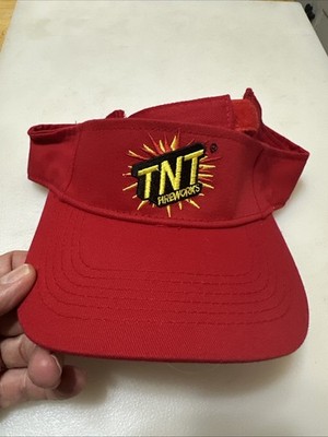 TNT Fireworks 4th Of July Visor  Hat Cap Adult Mens  Adjustable Strap Back