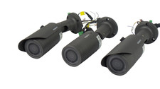 Lot of 3 Hanwha Techwin QNO-6012R1 Wisenet Q Series Network Bullet Cameras