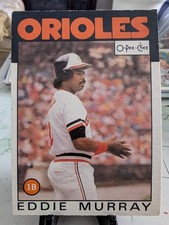 1986 O-PEE-CHEE #30 EDDIE MURRAY PSA 8