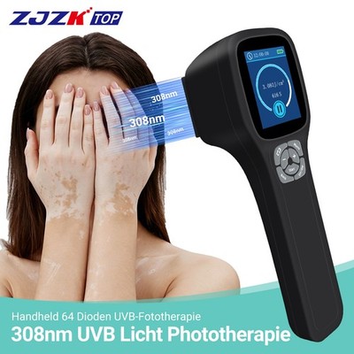 308nm UVB Handheld Lamp 64 Diodes Adjustable Dose 5~50mW/cm² for Skin Disorders
