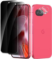  2 2 Pack Privacy Screen Protector for Google Pixel 9A, Anti-Spy Shatterproof T