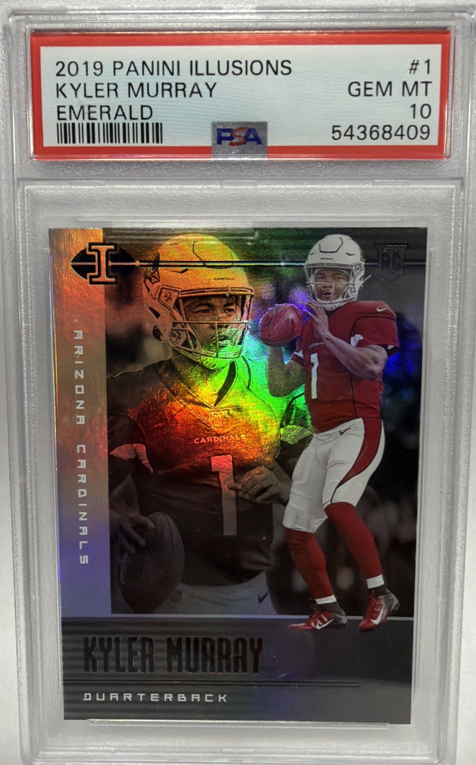 Kyler Murray Panini Illusions #1 Emerald