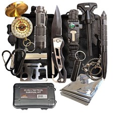 Sirius Survival 15in1 Hiking Kit - Emergency Tools & Kit for Survival Situations