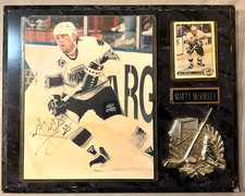 Marty McSorley signed Photo Plaque NHL LA Kings Authenticated All Star Sports