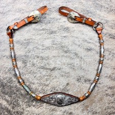 Vintage Romel Braided Silver Show Breastplate