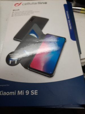 Cellularline Book Tasche Hülle Etui In Schwarz Für Xiaomi Mi 9 SE