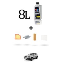 Hoffcar Set Service 4 Filter Und 8L ÖL FüR Volvo XC90 3.2 179Kw Von 2011 Al 20
