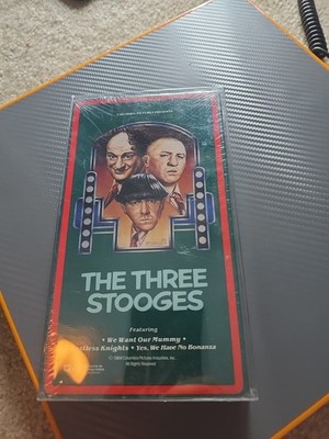 The Three Stooges - VHS Tape Columbia Pictures 1984 Black & White VG
