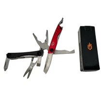 Gerber Dime 12-in-1 Keychain Multi-tool Red Needle nose Plier Pocketknife NEW
