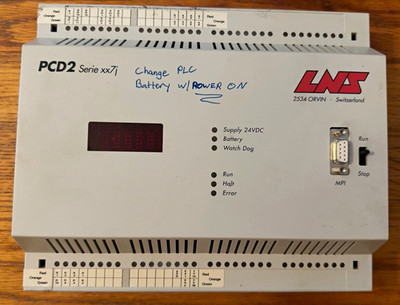 SAIA Burgess PCD2.M157ZDM PLC Controller Processor Base Unit 24VDC