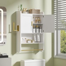 Bathroom Wall Cabinet, Wall Mounted Medicine Cabinet, Space Saver Storage Cab...