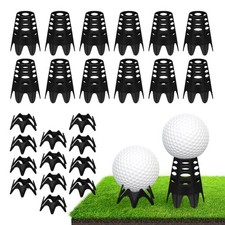 24Pcs Golf Simulator Tees Plastic Practice Tees Indoor Outdoor Mat Turf