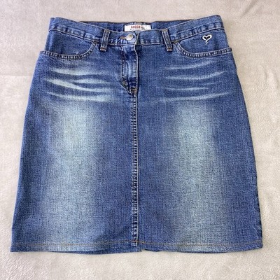 Kocca Denim Mini Skirt Women s UK 12 Blue 5 Pocket Y2K Casual