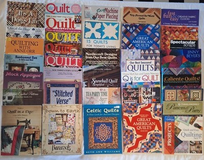 Quilting Patterns 35+ Book Magazines Lot Quilters Quilts Projects