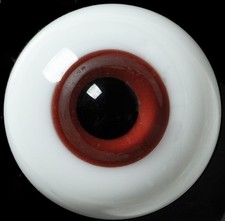 Nice 8mm Brown-Red Glass BJD Eyes for 1/6 BJD Doll