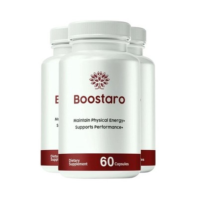 3-Pack Boostaro Capsules, Boostaro Male Pills, Boostaro Supplement -300 Capsules